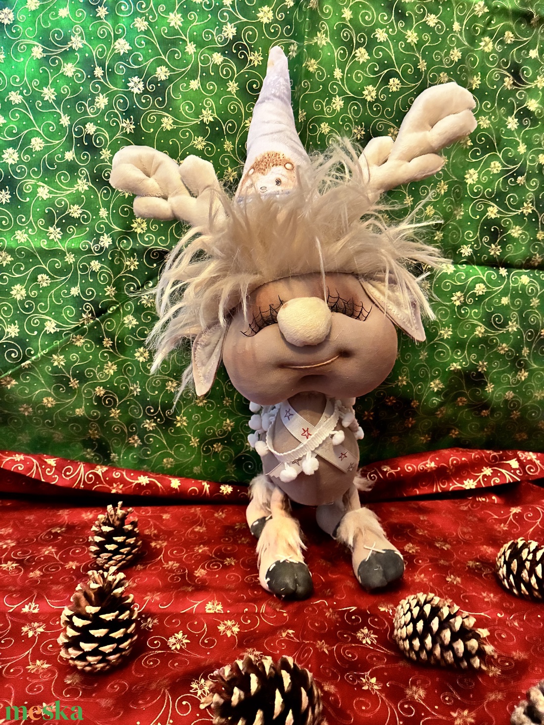 Szarvaska - karácsony - karácsonyi lakásdekoráció - karácsonyi lakásdíszek - Meska.hu