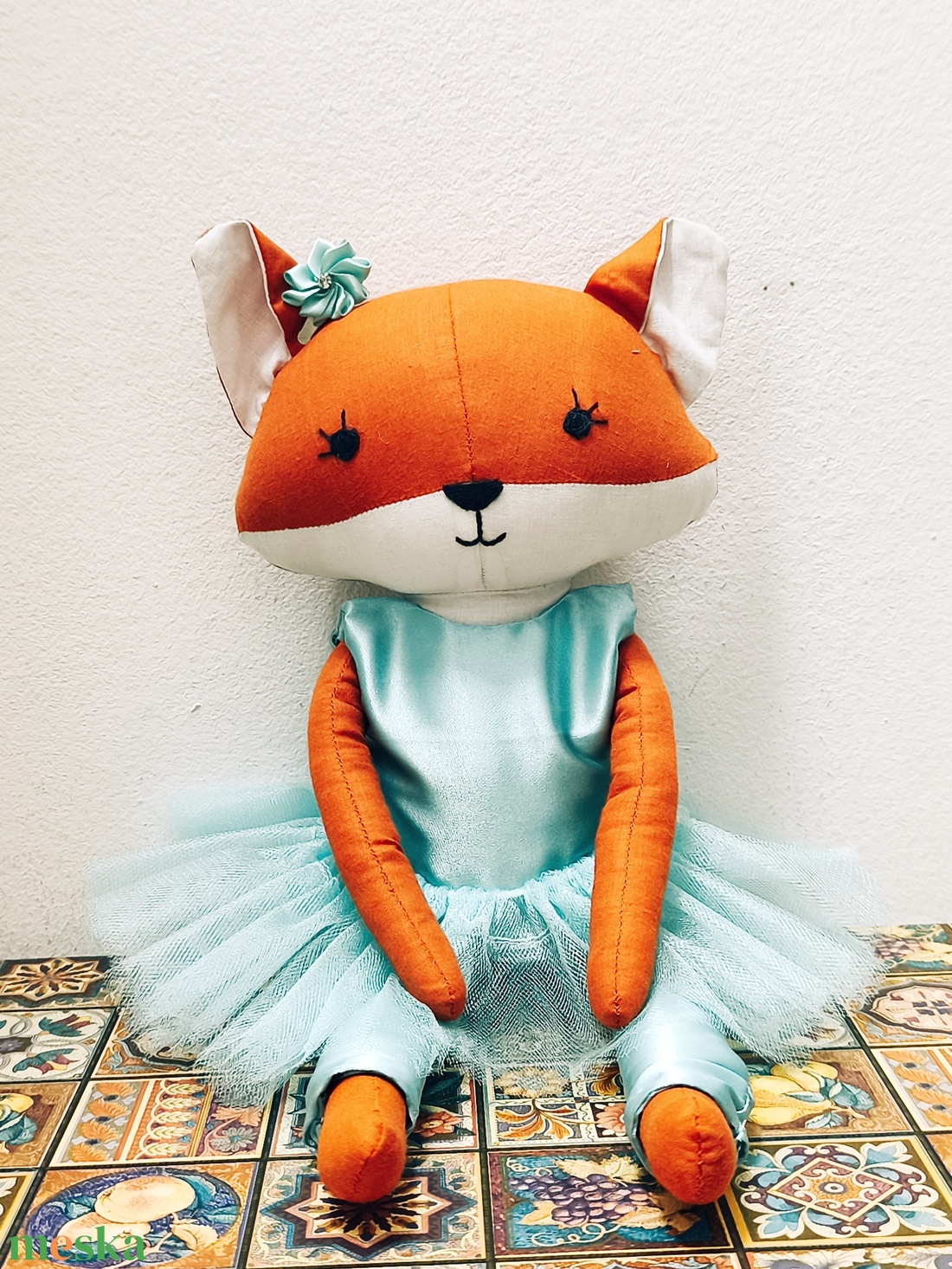 Rókuska textil róka - játék & sport - plüssállat & játékfigura - róka - Meska.hu