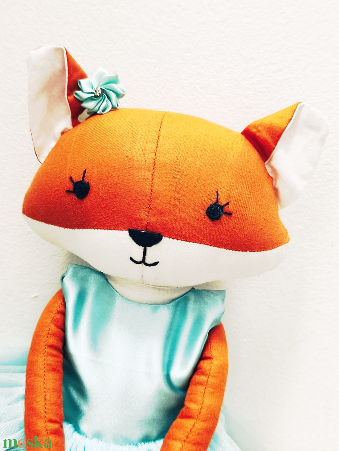 Rókuska textil róka - játék & sport - plüssállat & játékfigura - róka - Meska.hu