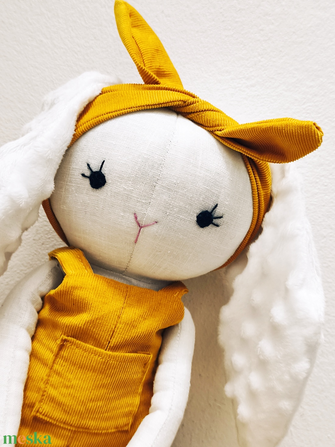 Toppanka textil nyuszi - játék & sport - plüssállat & játékfigura - nyuszi - Meska.hu