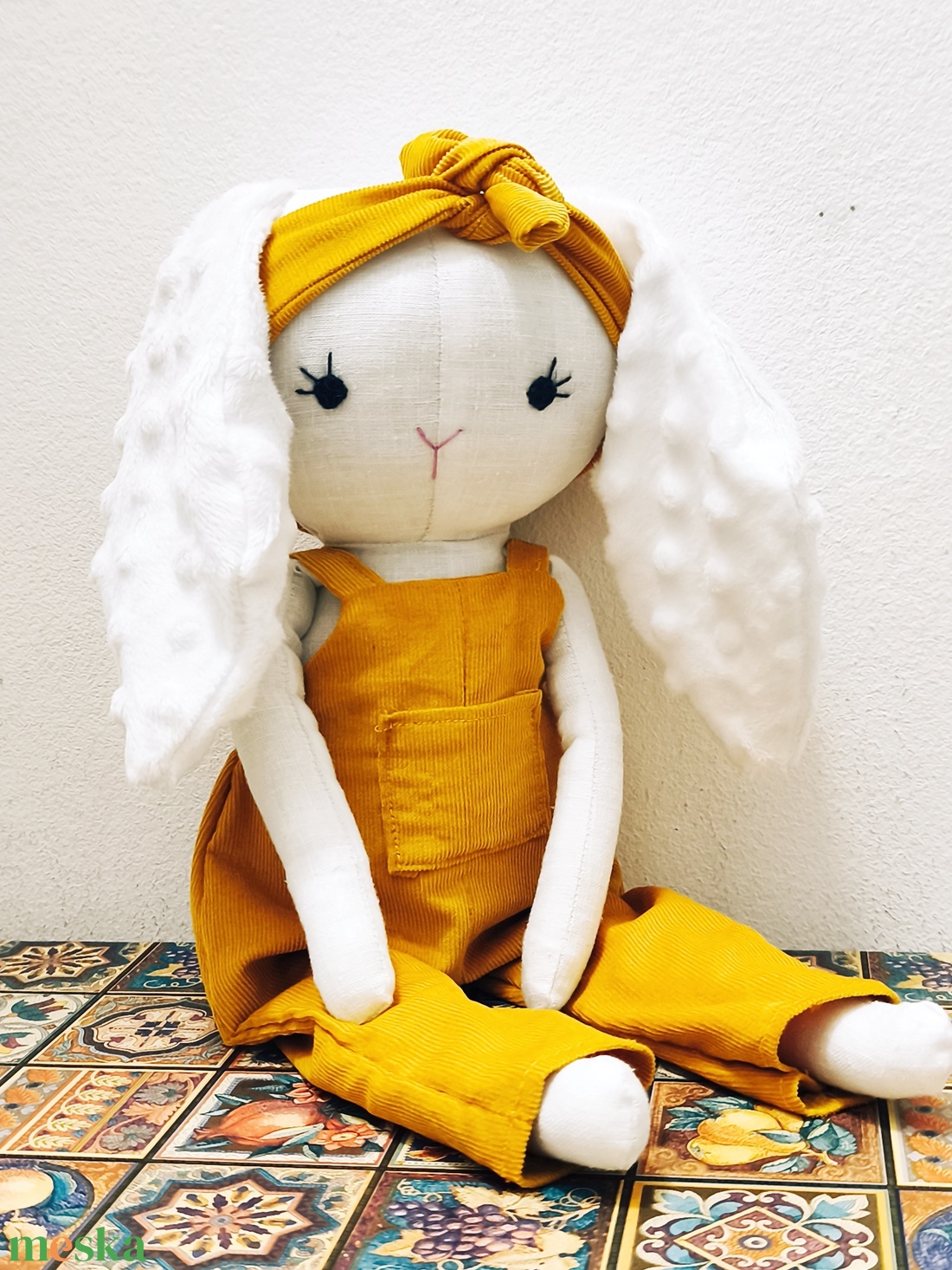 Toppanka textil nyuszi - játék & sport - plüssállat & játékfigura - nyuszi - Meska.hu