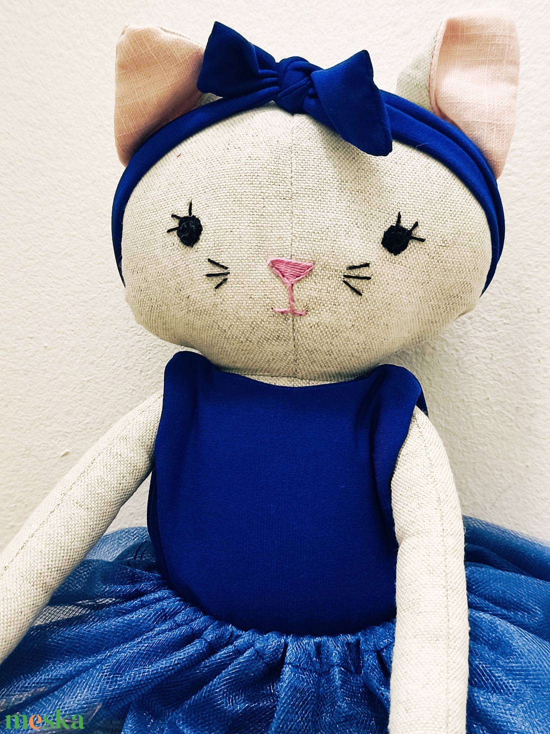 Ciliom textil cica - játék & sport - plüssállat & játékfigura - cica - Meska.hu