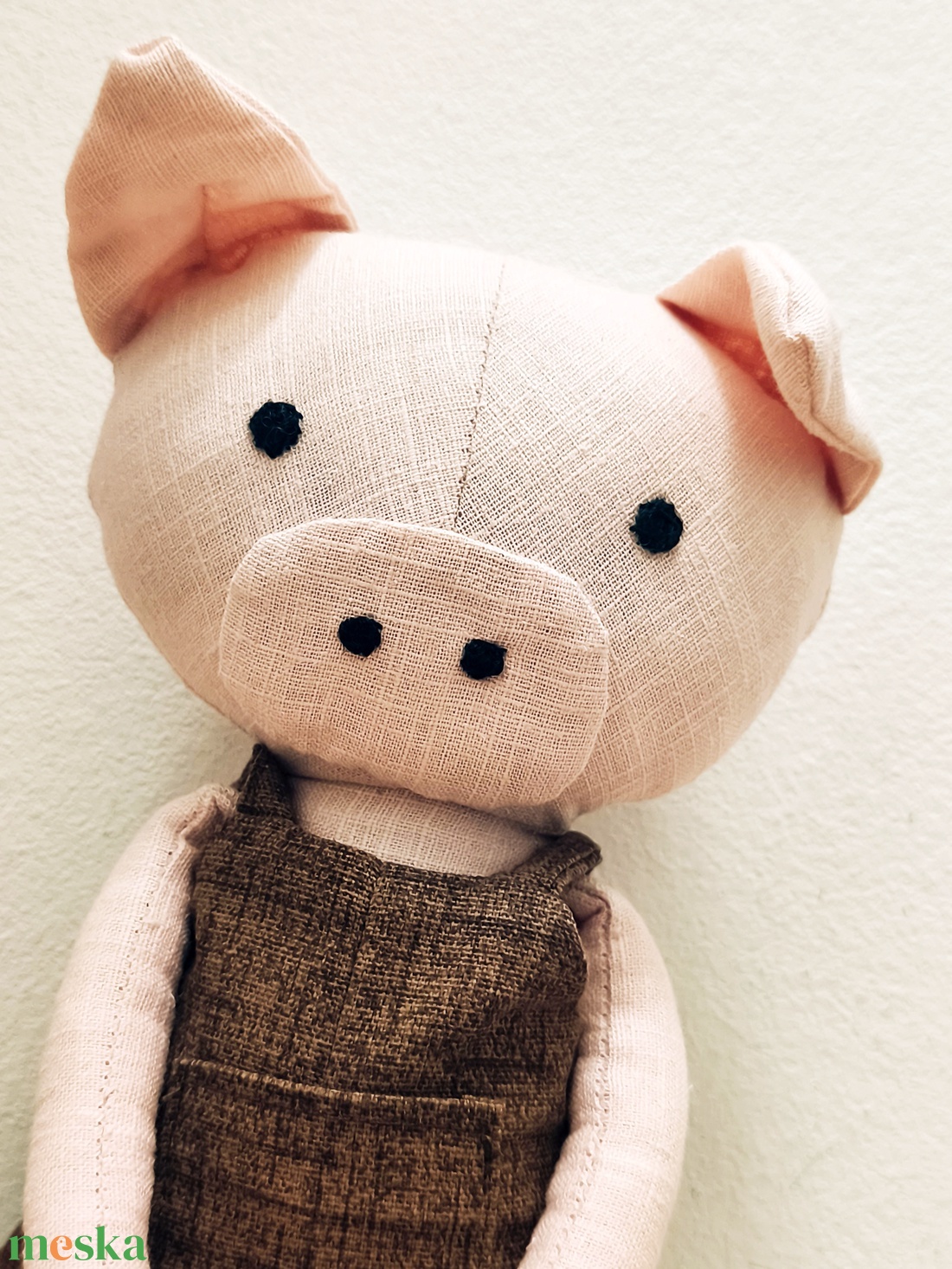 Pörcike textil malac - játék & sport - plüssállat & játékfigura - malac - Meska.hu