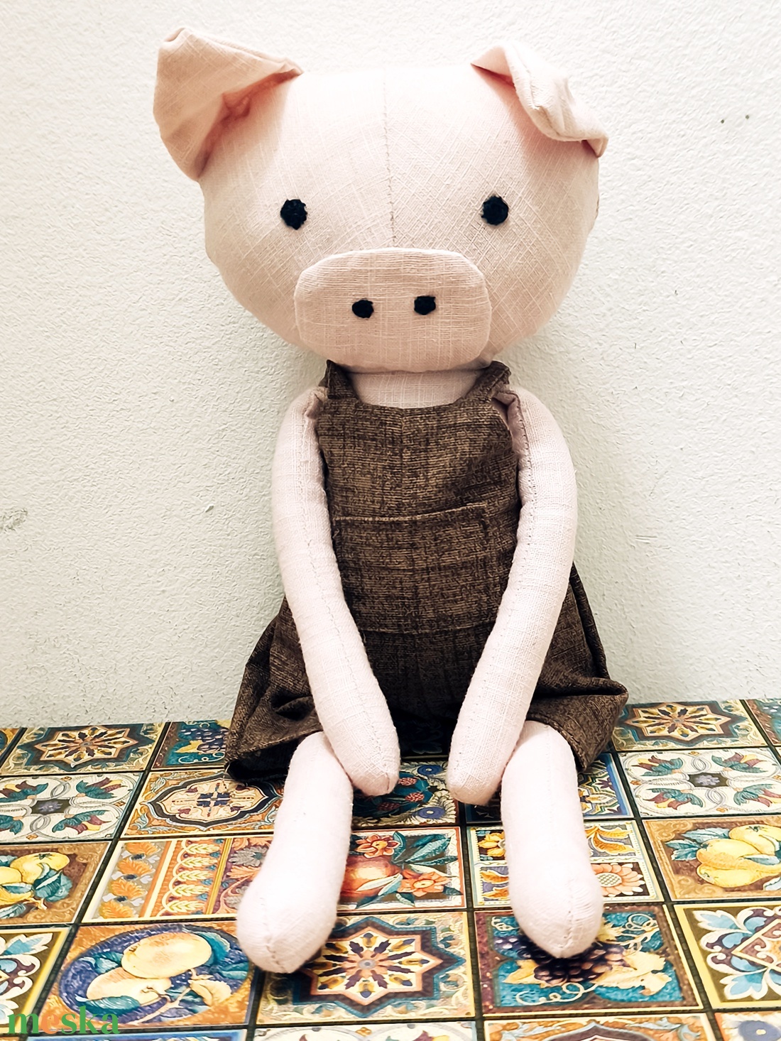 Pörcike textil malac - játék & sport - plüssállat & játékfigura - malac - Meska.hu