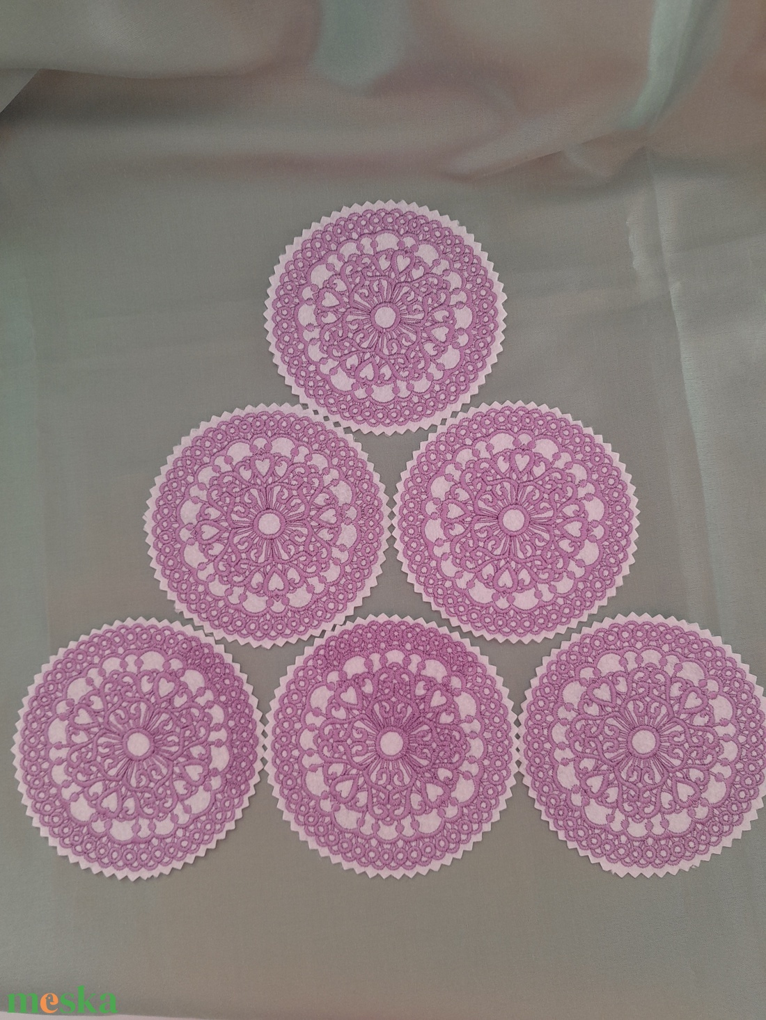 Pohár alátét - esküvő - dekoráció - tálalás - Meska.hu Pohár alátét - esküvő - dekoráció - tálalás - Meska.hu