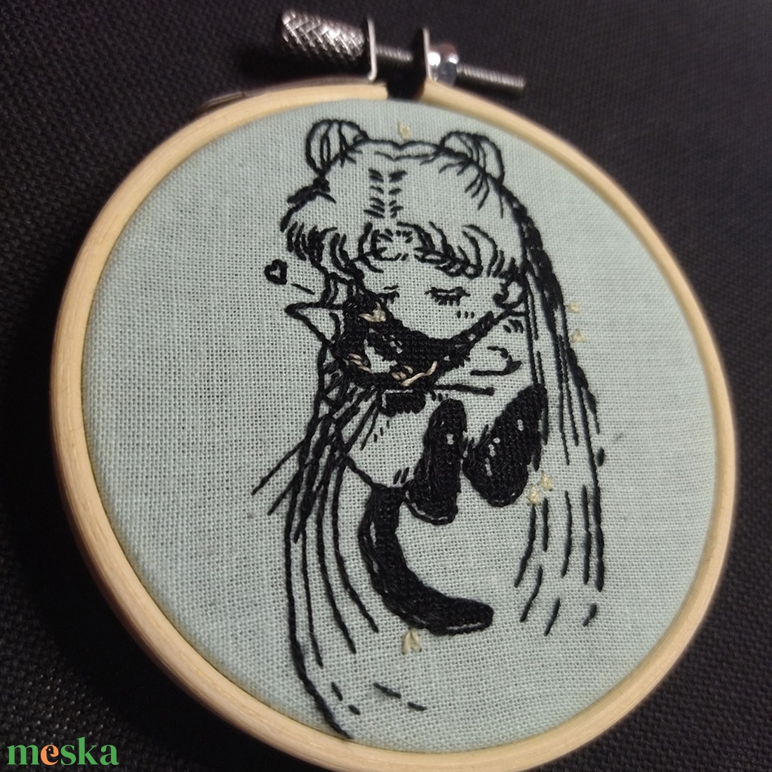 Sailor Moon - Modern keresztszemes hímzett kép - otthon & életmód - dekoráció - fali és függő dekoráció - falra akasztható dekor - Meska.hu Sailor Moon - Modern keresztszemes hímzett kép - otthon & életmód - dekoráció - fali és függő dekoráció - falra akasztható dekor - Meska.hu