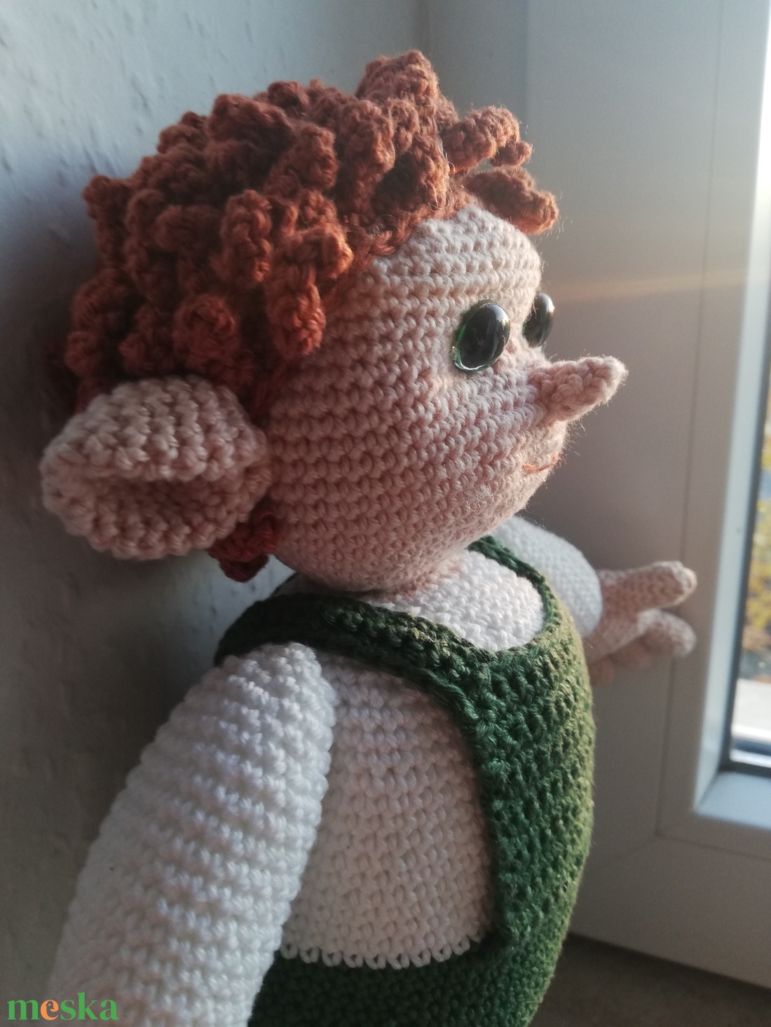 Horgolt kerti manó - játék & sport - plüssállat & játékfigura - ember - Meska.hu