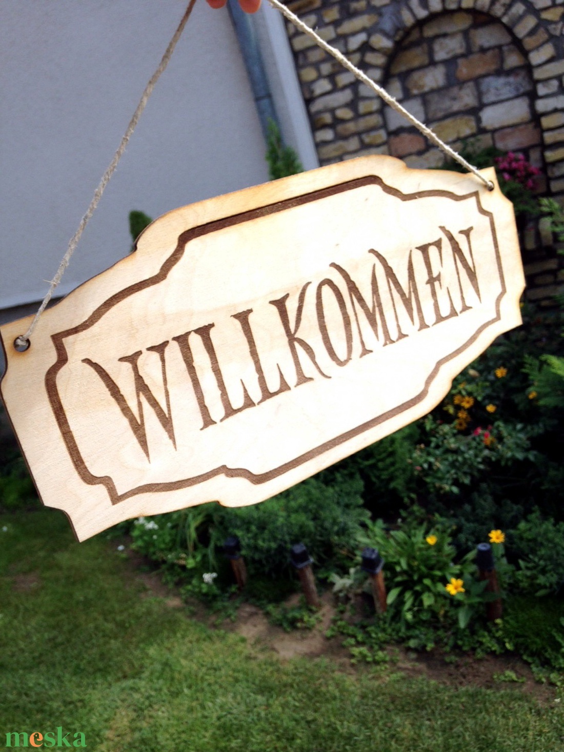 'Willkommen' feliratú tábla ajtódísz - otthon & életmód - dekoráció - ajtó- és ablak dekoráció - ajtódísz & kopogtató - Meska.hu 'Willkommen' feliratú tábla ajtódísz - otthon & életmód - dekoráció - ajtó- és ablak dekoráció - ajtódísz & kopogtató - Meska.hu