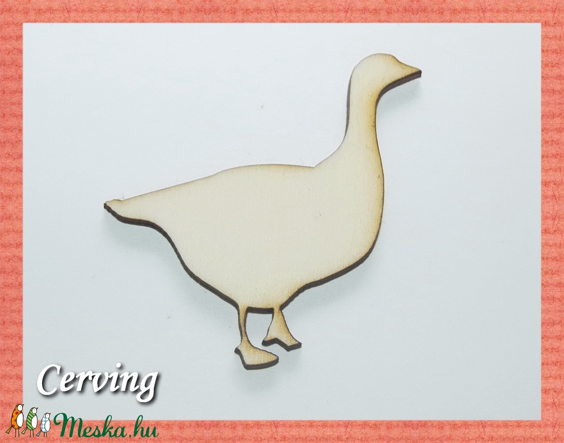 Fa kacsa - 15 db - két méretben 20 Ft/db - kellékek & szerszámok - hobby fa alapanyag - Meska.hu