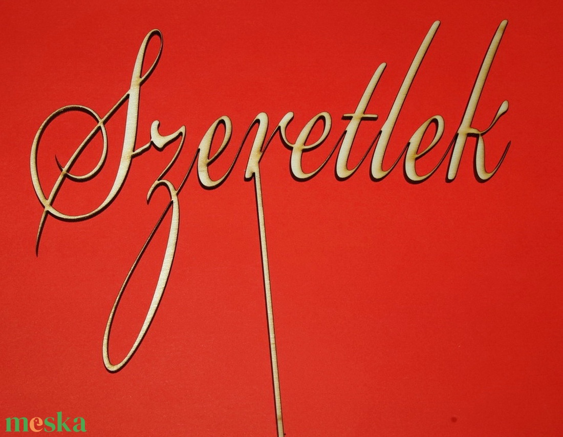 'Szeretlek' tortába, virágba szúrható fa felirat - otthon & életmód - dekoráció - dísztárgy - Meska.hu 'Szeretlek' tortába, virágba szúrható fa felirat - otthon & életmód - dekoráció - dísztárgy - Meska.hu
