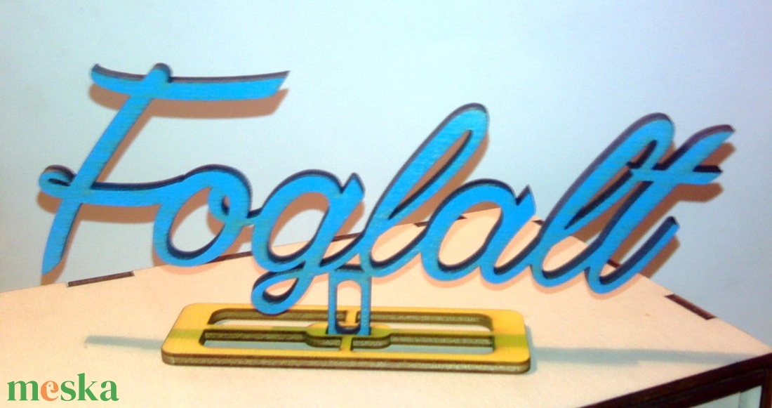 'Foglalt' tábla talppal fából - otthon & életmód - dekoráció - fali és függő dekoráció - felirat - Meska.hu 'Foglalt' tábla talppal fából - otthon & életmód - dekoráció - fali és függő dekoráció - felirat - Meska.hu