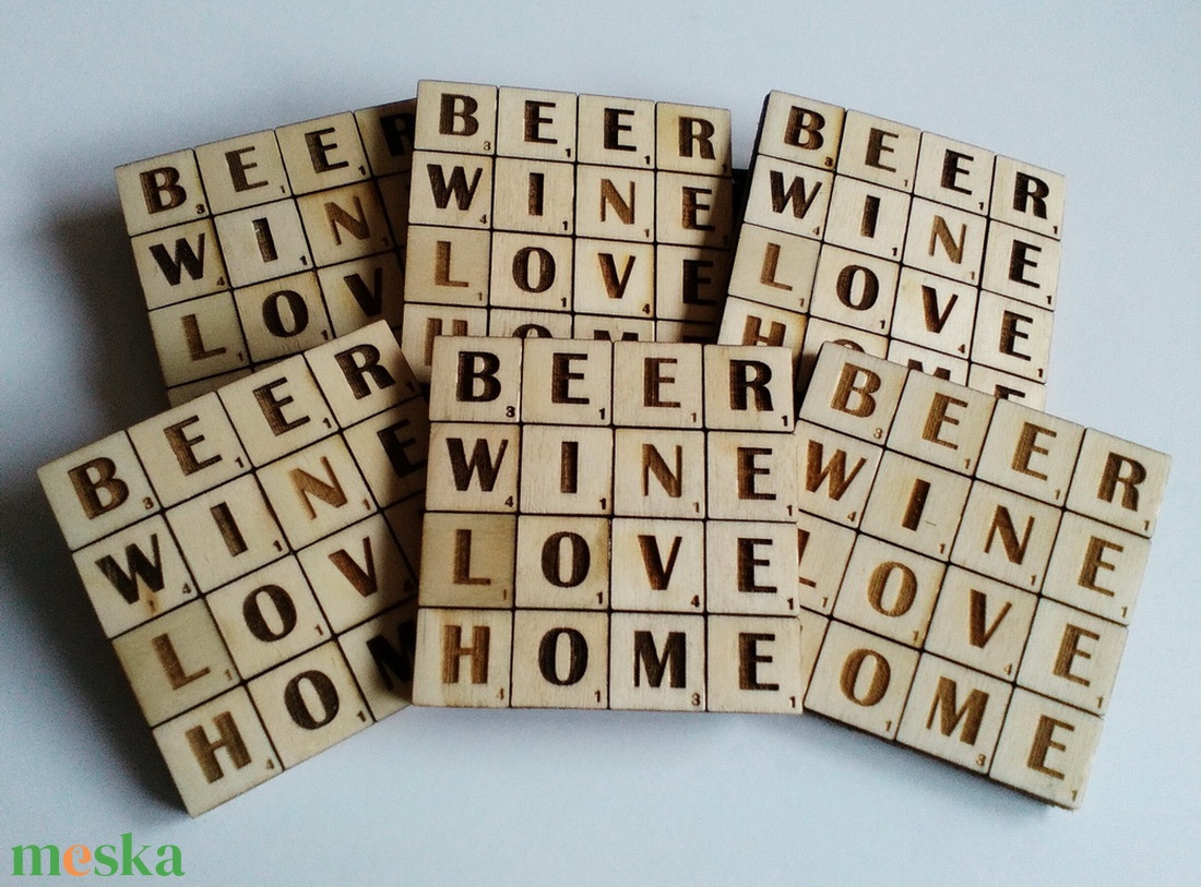 Fa scrabble pohár alátét poháralátét 6 db - otthon & lakás - konyhafelszerelés, tálalás - tálalás - tányér- és poháralátét - Meska.hu Fa scrabble pohár alátét poháralátét 6 db - otthon & lakás - konyhafelszerelés, tálalás - tálalás - tányér- és poháralátét - Meska.hu