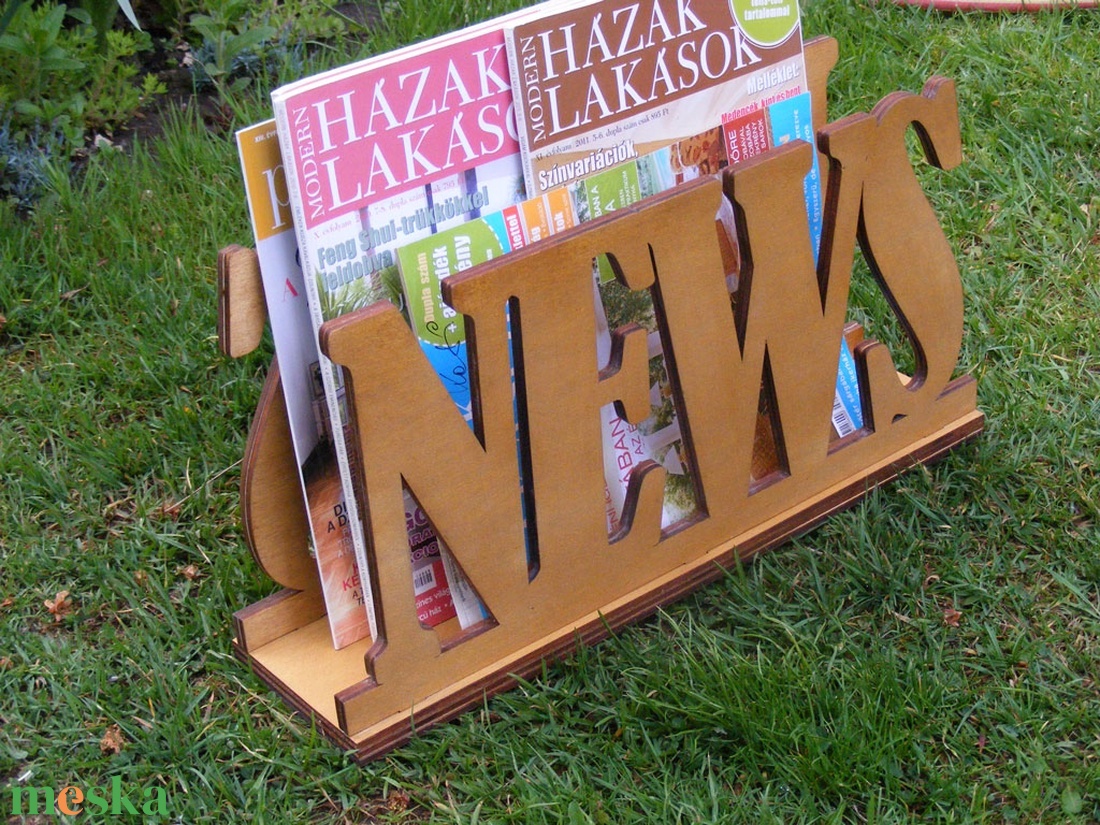 'NEWS' újságtartó fából - otthon & életmód - tárolás & rendszerezés - újságtartó - Meska.hu 'NEWS' újságtartó fából - otthon & életmód - tárolás & rendszerezés - újságtartó - Meska.hu
