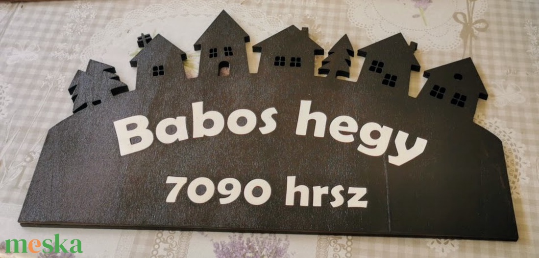 Utcanévtábla, házszámtábla, utcanév tábla, házszám tábla - otthon & életmód - ház & kert - házszám - Meska.hu