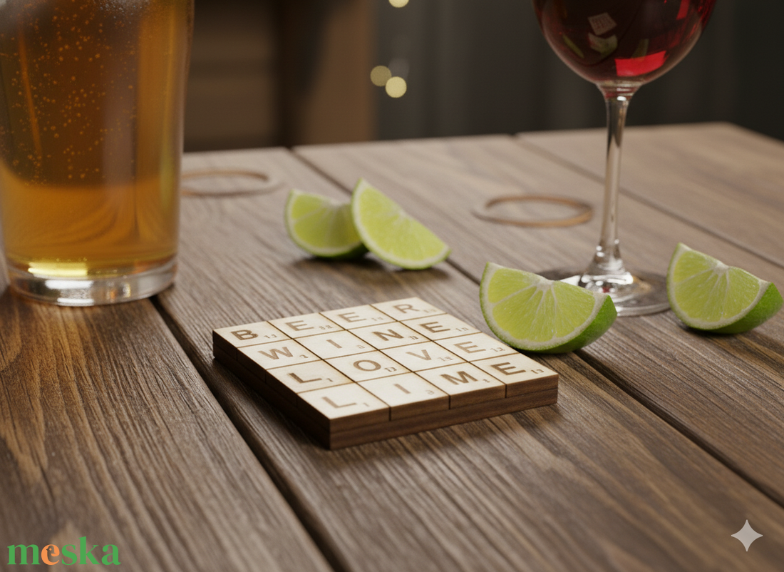 Fa scrabble poháralátét szett 6 db - otthon & életmód - konyhafelszerelés, tálalás - tálalás - tányér- és poháralátét - Meska.hu Fa scrabble poháralátét szett 6 db - otthon & életmód - konyhafelszerelés, tálalás - tálalás - tányér- és poháralátét - Meska.hu