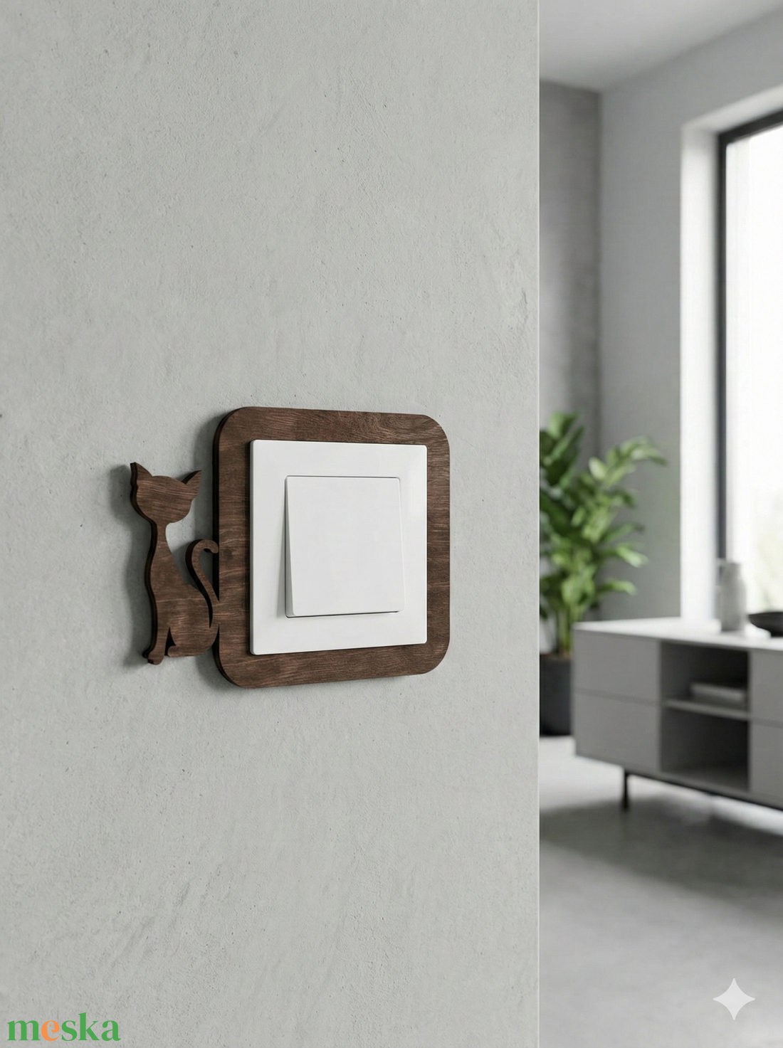 Kapcsolódísz, cicás, konnektordísz - otthon & életmód - dekoráció - dísztárgy - Meska.hu