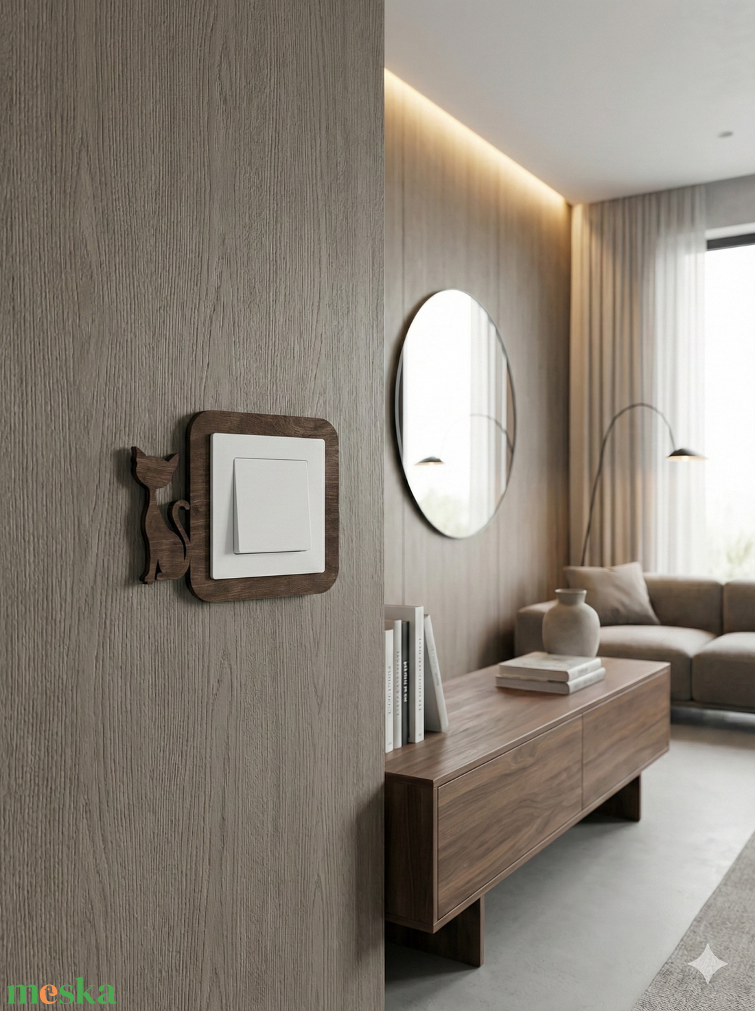 Kapcsolódísz, cicás, konnektordísz - otthon & életmód - dekoráció - dísztárgy - Meska.hu