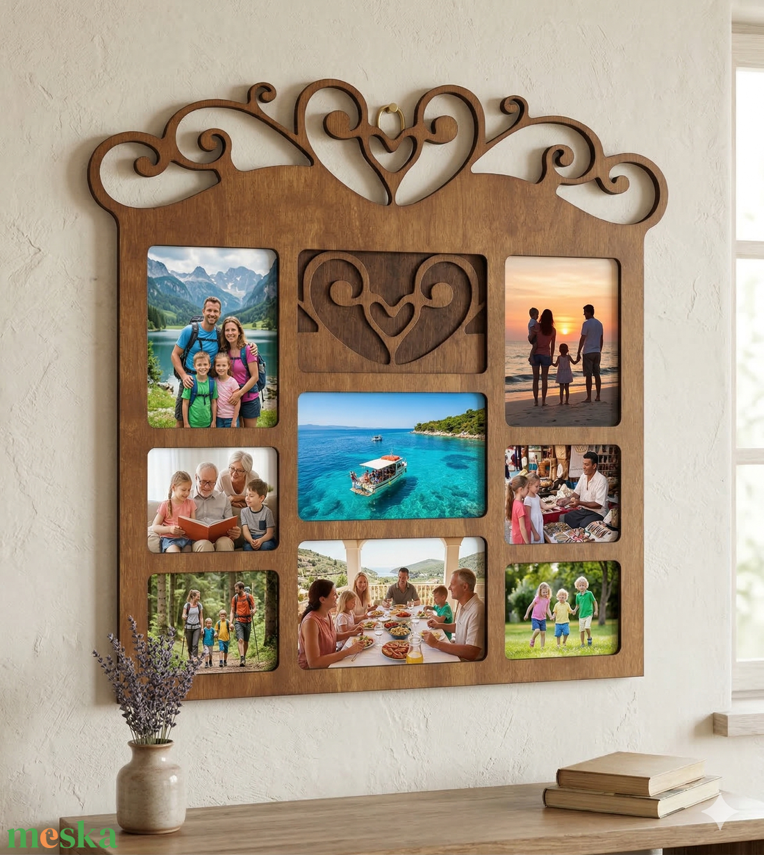 Fali fényképtartó - otthon & életmód - dekoráció - fali és függő dekoráció - falra akasztható dekor - Meska.hu