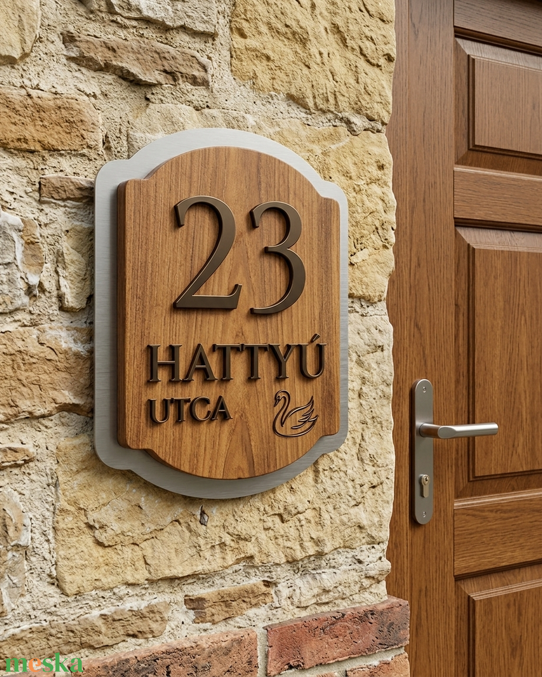 Utcanévtábla, házszámtábla, utcanév tábla, házszám tábla - otthon & életmód - ház & kert - házszám - Meska.hu