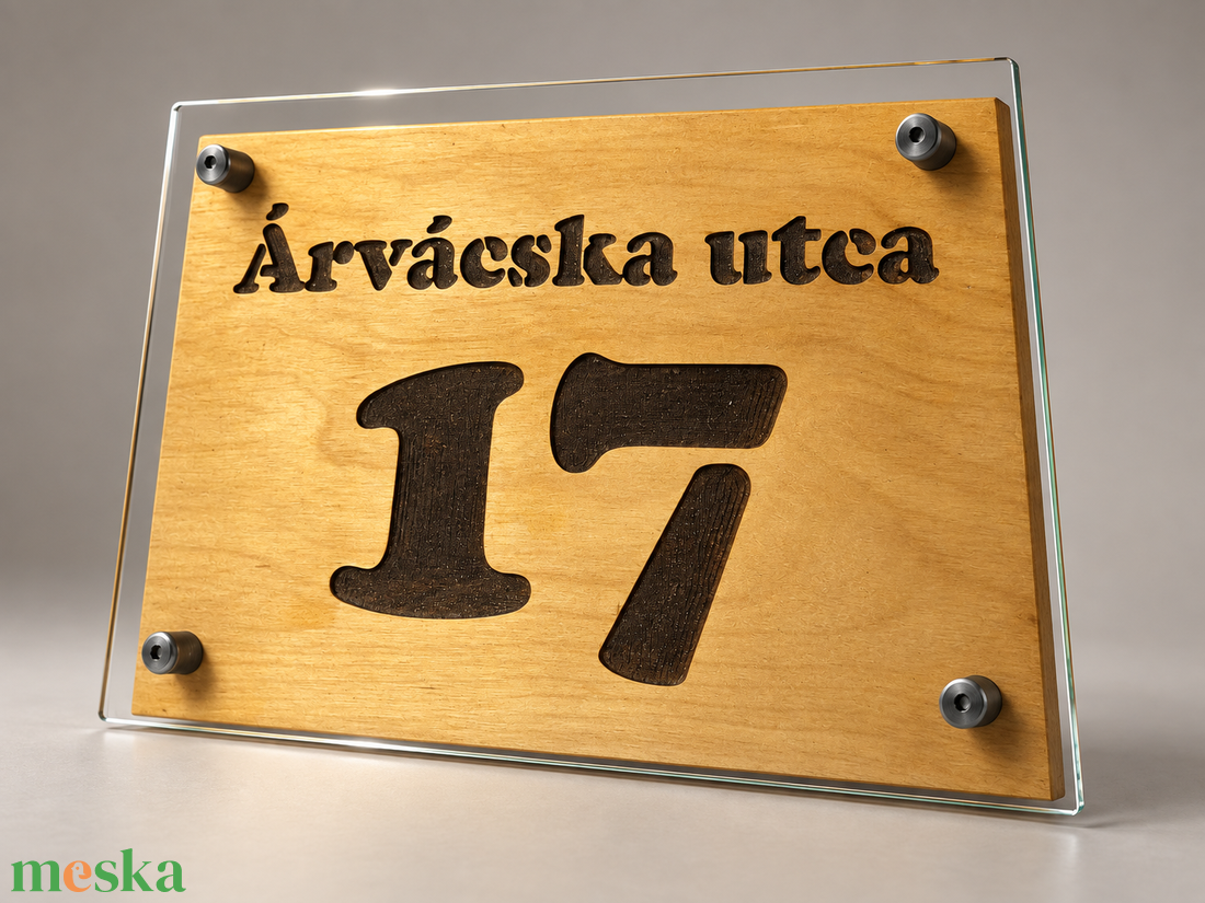 Utcanévtábla, házszámtábla, utcanév tábla, házszám tábla - otthon & életmód - ház & kert - házszám - Meska.hu