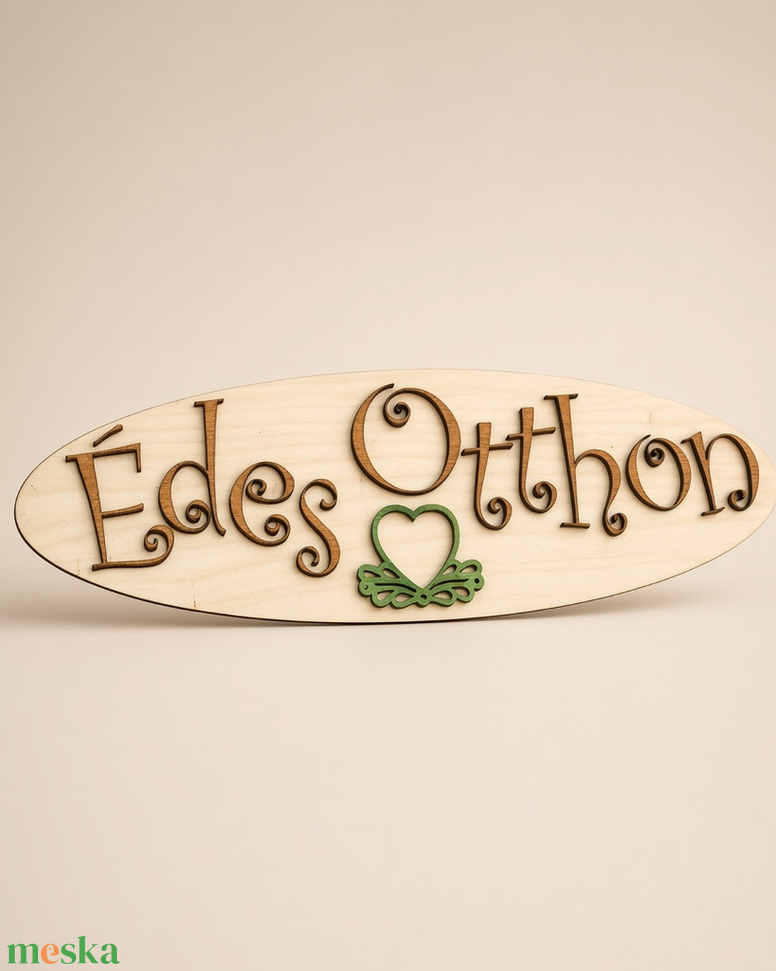 'Édes Otthon' feliratú tábla ajtódísz dekoráció - otthon & életmód - dekoráció - ajtó- és ablak dekoráció - ajtódísz & kopogtató - Meska.hu