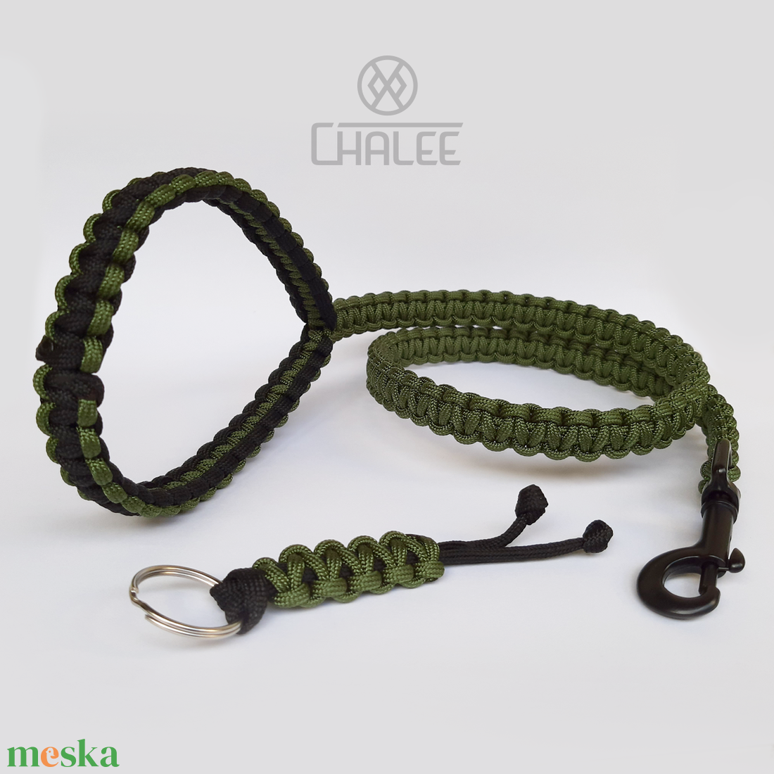 Paracord póráz ajándék kulcstartóval - otthon & életmód - kisállatoknak - kutyáknak - kutya nyakörv, póráz szett - Meska.hu Paracord póráz ajándék kulcstartóval - otthon & életmód - kisállatoknak - kutyáknak - kutya nyakörv, póráz szett - Meska.hu
