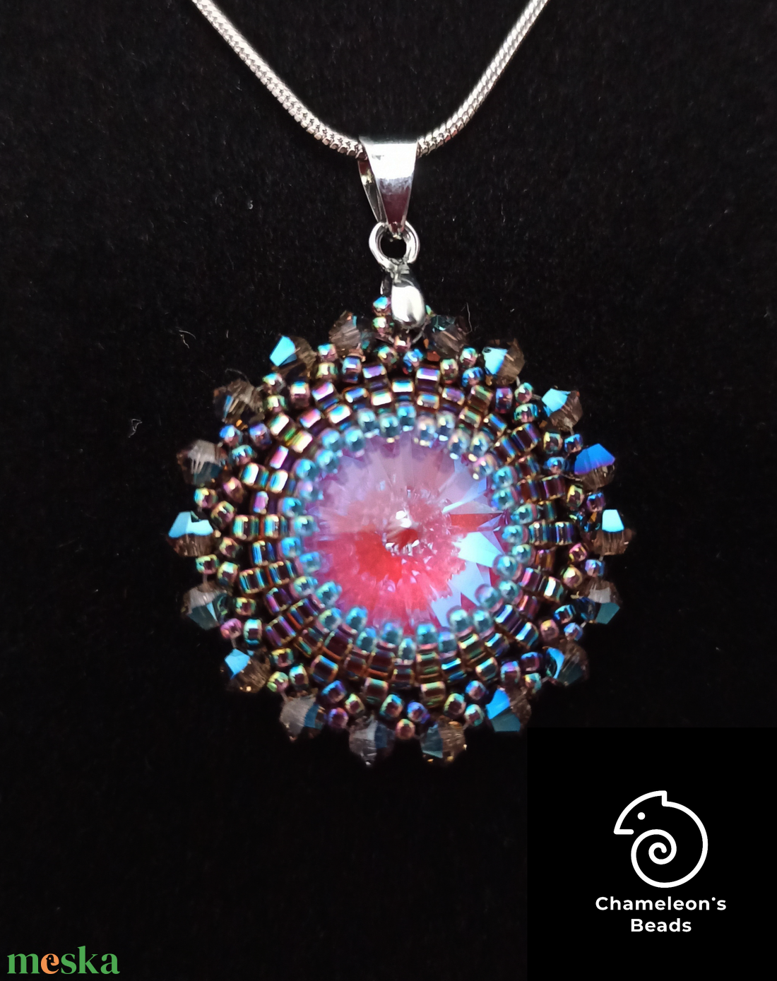 Rose Violet Mandala fülbevaló és nyaklánc - ékszer - ékszerszett - Meska.hu Rose Violet Mandala fülbevaló és nyaklánc - ékszer - ékszerszett - Meska.hu