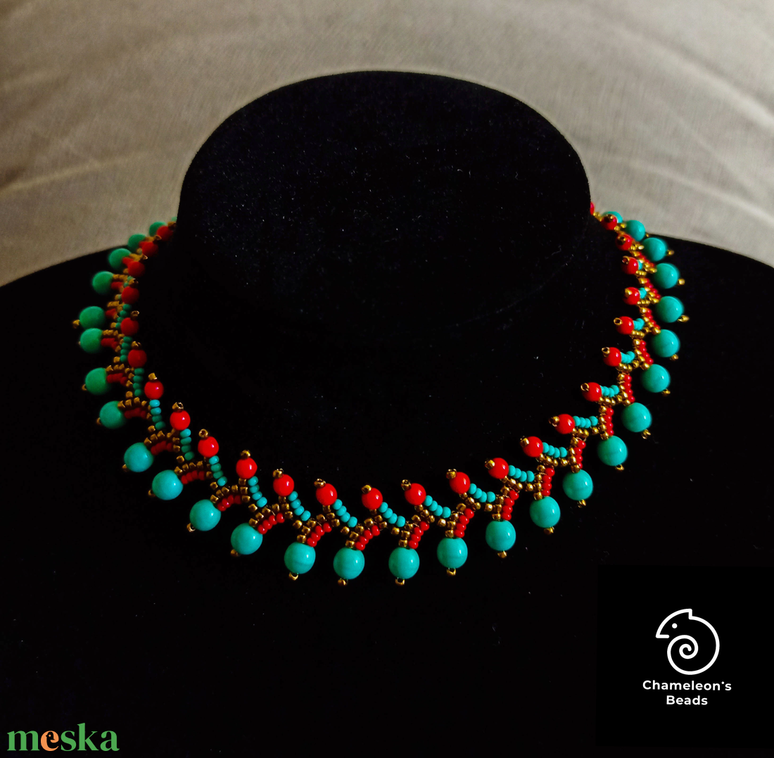Zahra Elegance nyaklánc - ékszer - nyaklánc - gyöngyös nyaklánc - Meska.hu Zahra Elegance nyaklánc - ékszer - nyaklánc - gyöngyös nyaklánc - Meska.hu
