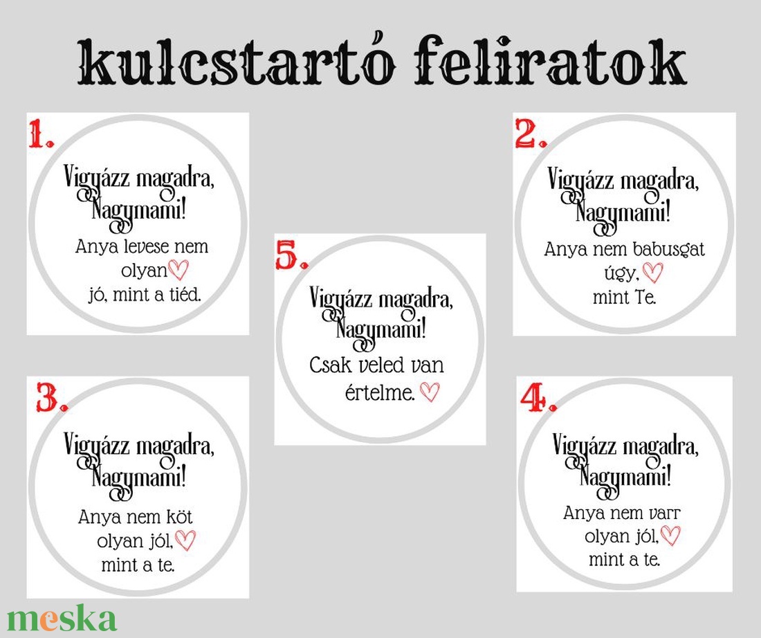 Vigyázz magadra, Nagymami! - 5 választható felirattal - táska & tok - kulcstartó & táskadísz - kulcstartó - Meska.hu Vigyázz magadra, Nagymami! - 5 választható felirattal - táska & tok - kulcstartó & táskadísz - kulcstartó - Meska.hu