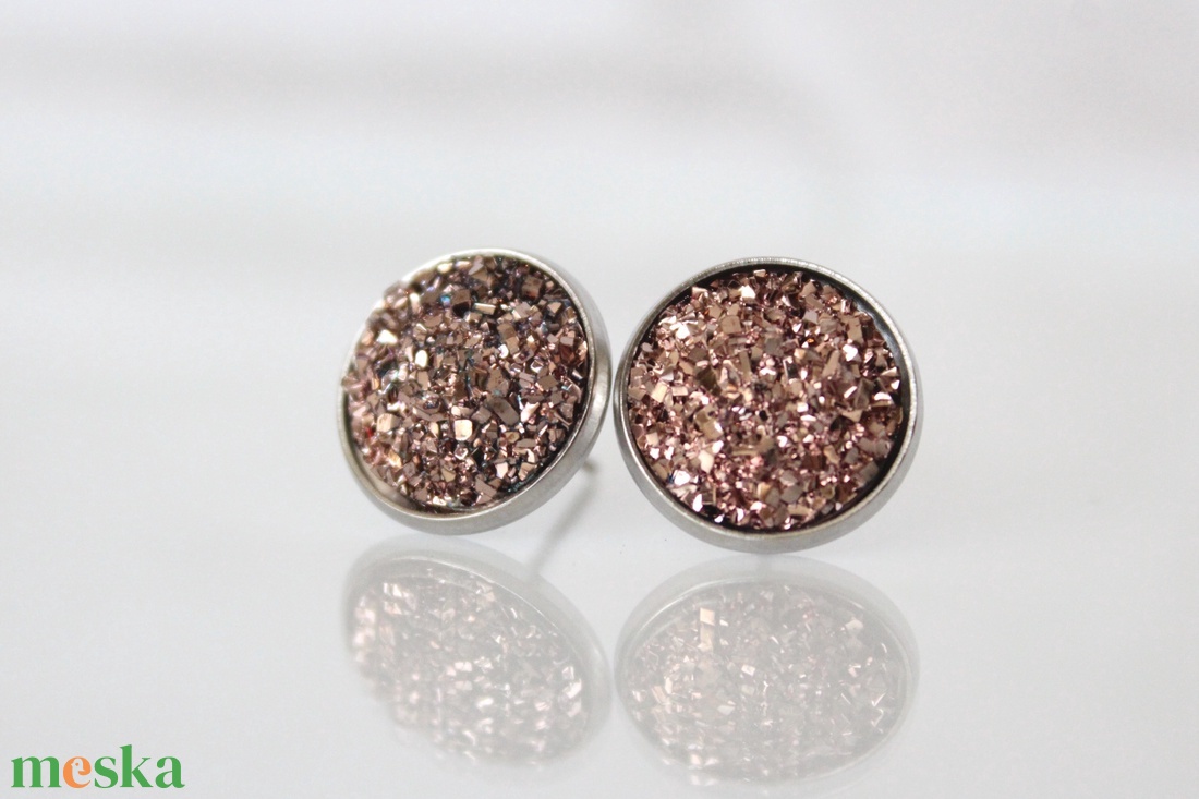 Karamel druzy fülbevaló - ékszer - fülbevaló - pötty fülbevaló - Meska.hu Karamel druzy fülbevaló - ékszer - fülbevaló - pötty fülbevaló - Meska.hu