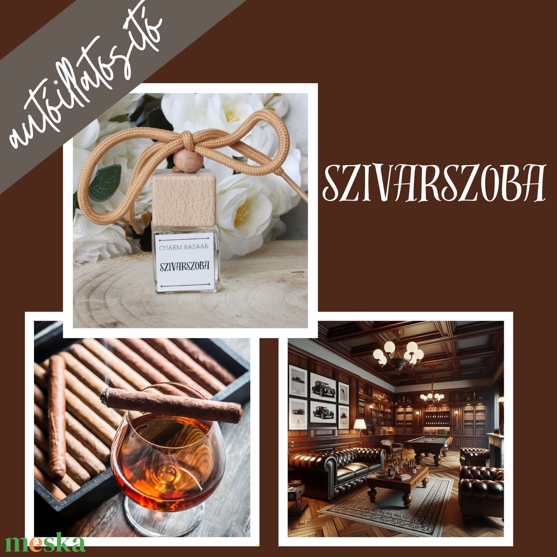Szivarszoba autóparfüm (fűszeres) - otthon & életmód - gyertya, illat, aroma - párologtató - Meska.hu Szivarszoba autóparfüm (fűszeres) - otthon & életmód - gyertya, illat, aroma - párologtató - Meska.hu