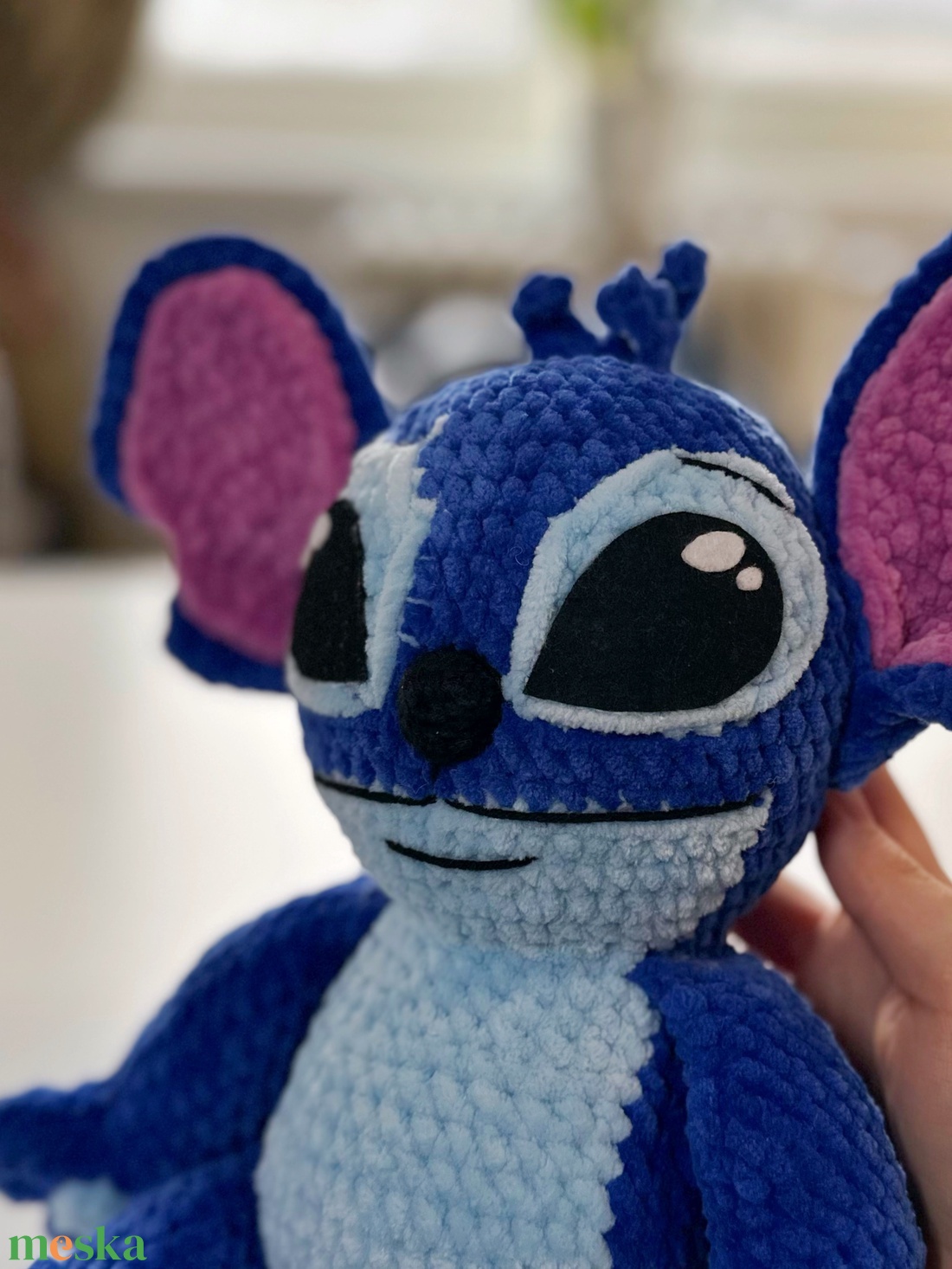 Nagy és puha Stitch plüss játék. - játék & sport - plüssállat & játékfigura - plüss mesefigurák - Meska.hu