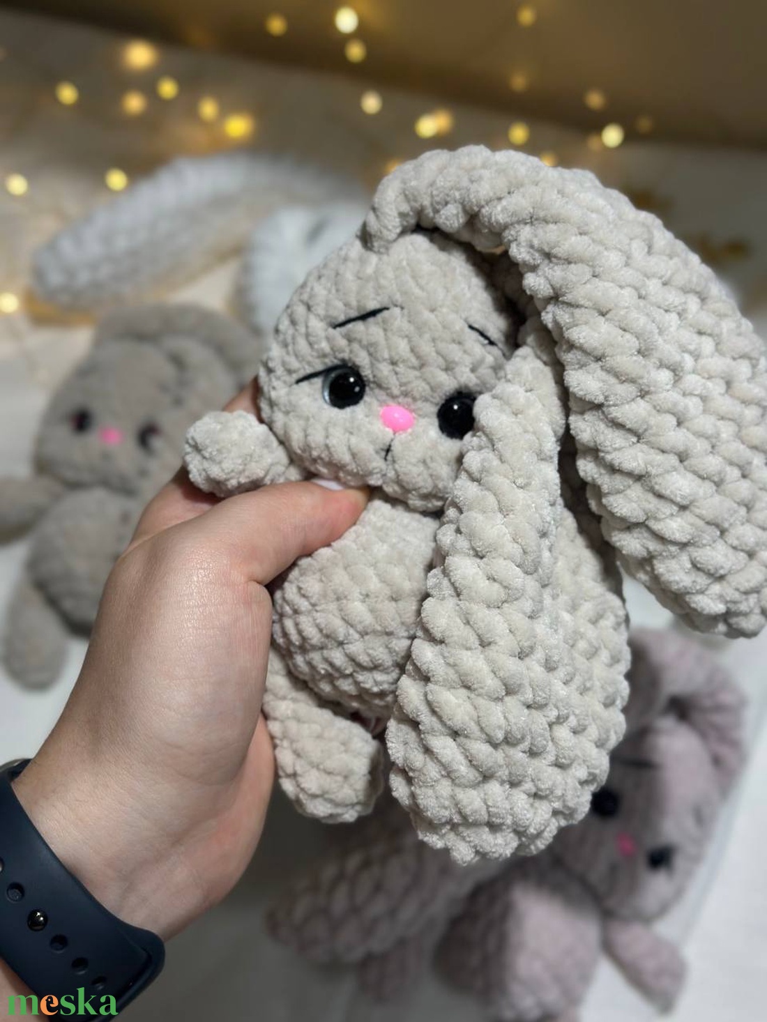 Nagyfülű Nyuszi - játék & sport - plüssállat & játékfigura - nyuszi - Meska.hu