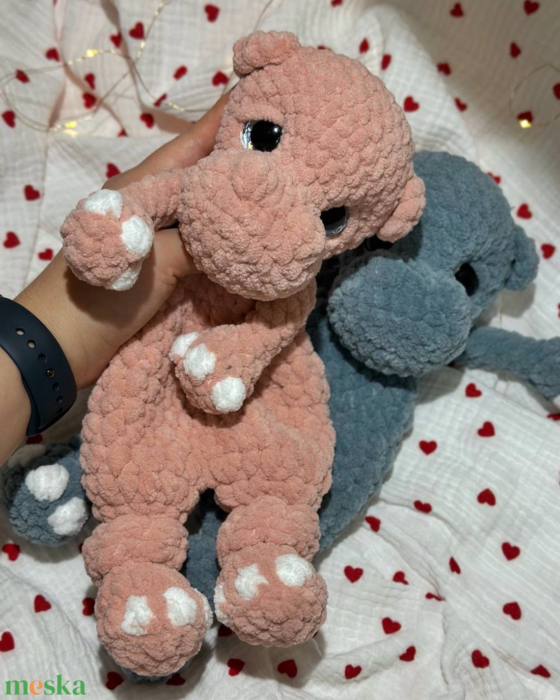 Alvós Kis Víziló - játék & sport - 3 éves kor alattiaknak - alvóka & rongyi - Meska.hu