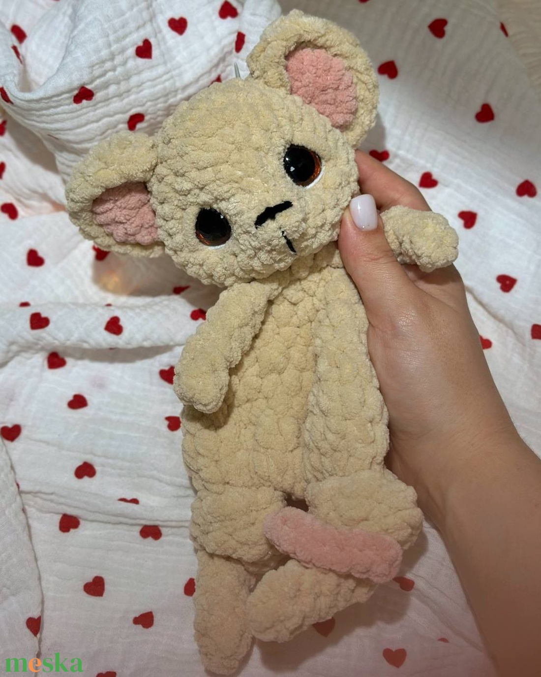 Alvós Kis Sivatagi Róka/Egérke  - játék & sport - plüssállat & játékfigura - egér - Meska.hu