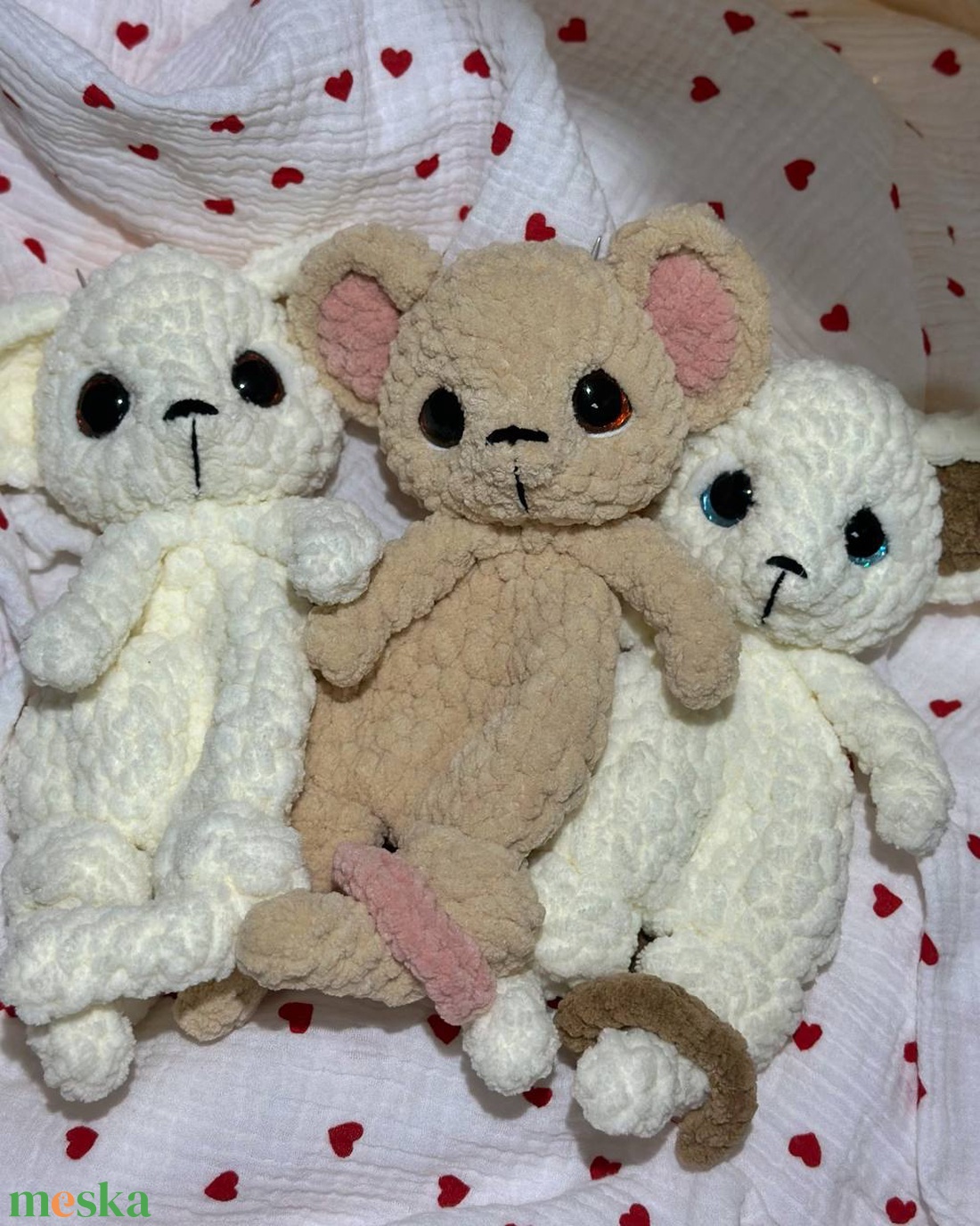 Alvós Kis Sivatagi Róka/Egérke  - játék & sport - plüssállat & játékfigura - egér - Meska.hu