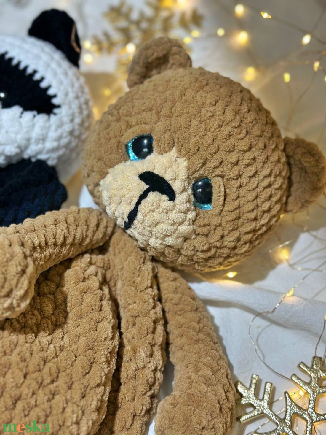 Nagy Alvós Mackó/Panda - játék & sport - plüssállat & játékfigura - maci - Meska.hu