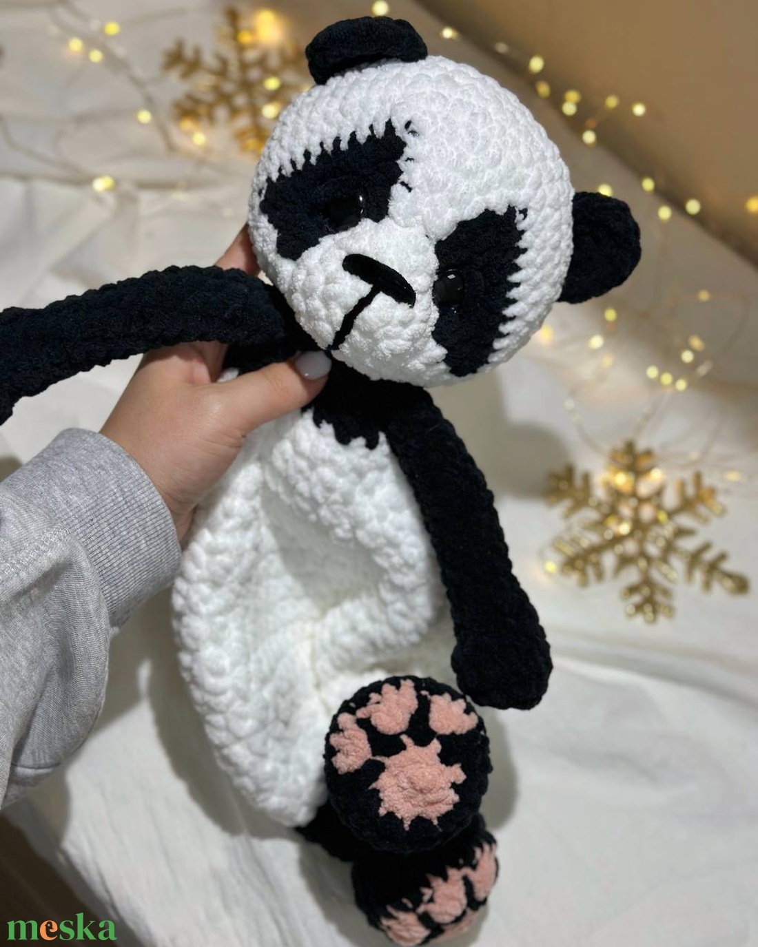 Nagy Alvós Mackó/Panda - játék & sport - plüssállat & játékfigura - maci - Meska.hu