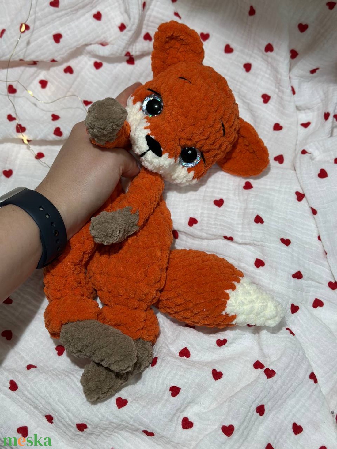 Alvós Kis Róka - játék & sport - plüssállat & játékfigura - róka - Meska.hu