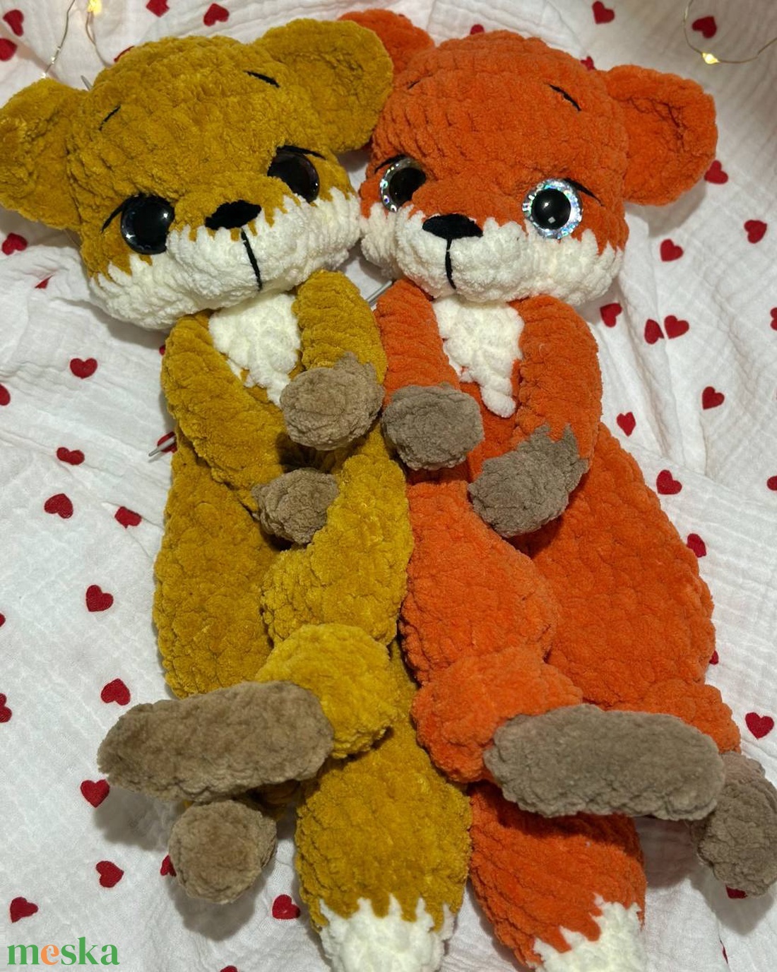 Alvós Kis Róka - játék & sport - plüssállat & játékfigura - róka - Meska.hu