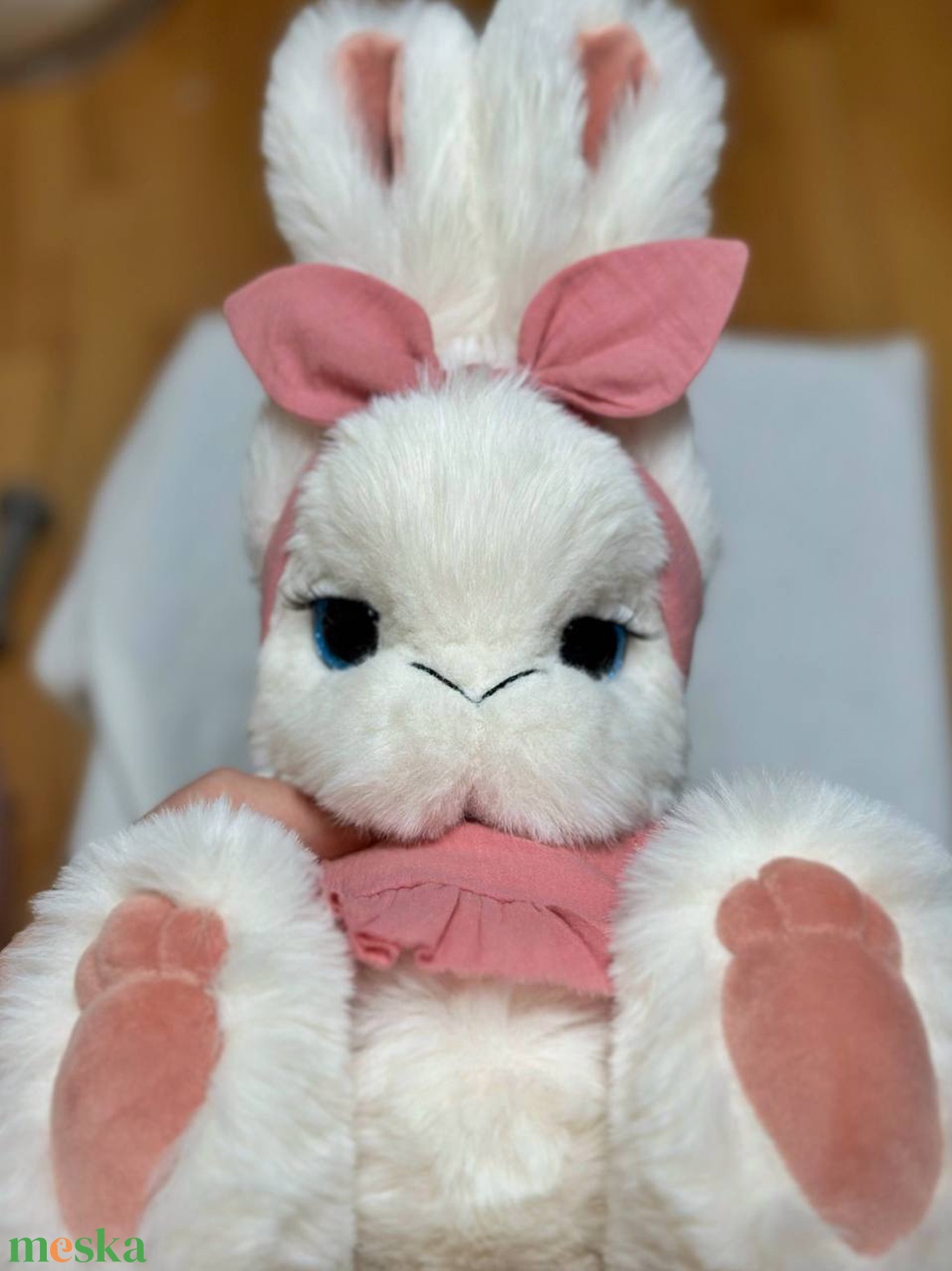 Kézzel varrott nyuszi � puha plüss játék - játék & sport - plüssállat & játékfigura - nyuszi - Meska.hu