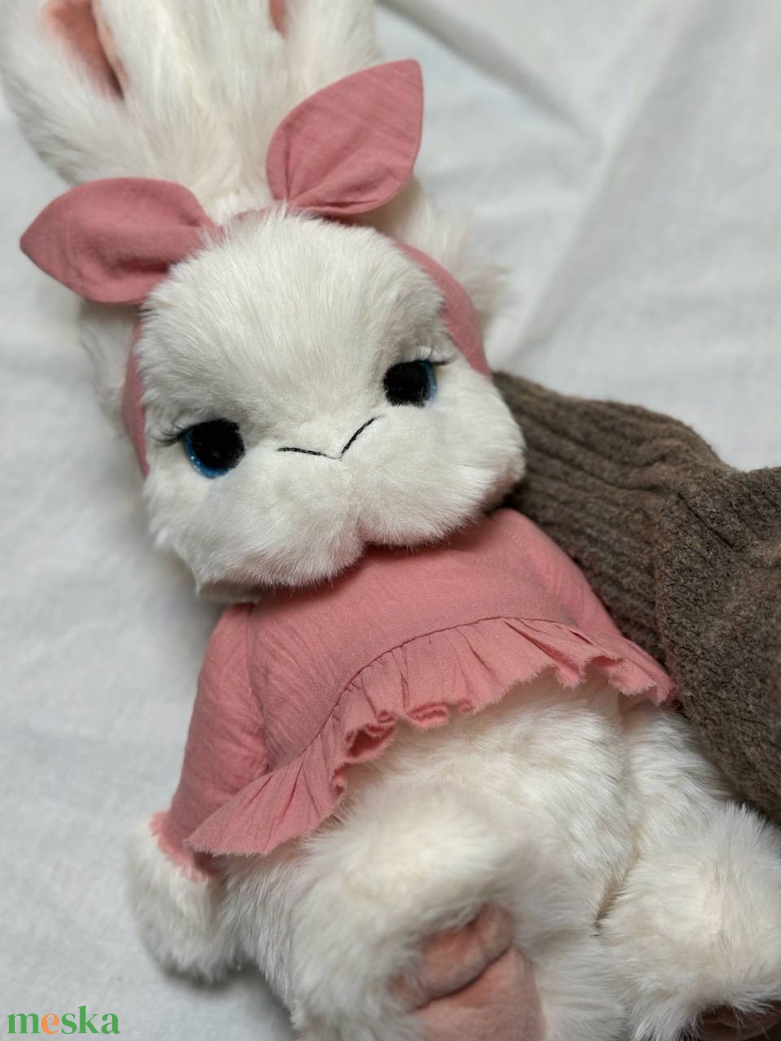 Kézzel varrott nyuszi � puha plüss játék - játék & sport - plüssállat & játékfigura - nyuszi - Meska.hu