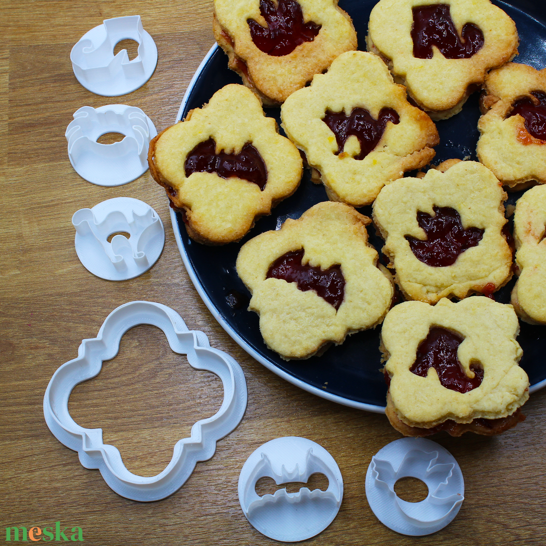 Halloween Linzer Kiszúró Készlet 6 db-os akciós termékkép 1