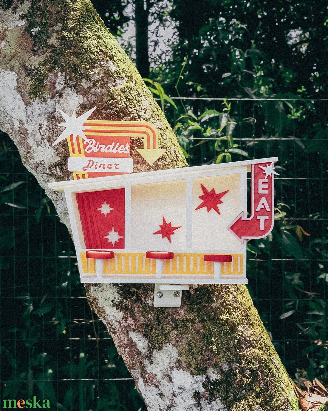 Stílusos Madáretető Birdie's Diner Amerikai Egyedi Kerti Dekoráció és Funkció - otthon & életmód - ház & kert - madáretető & itató - Meska.hu