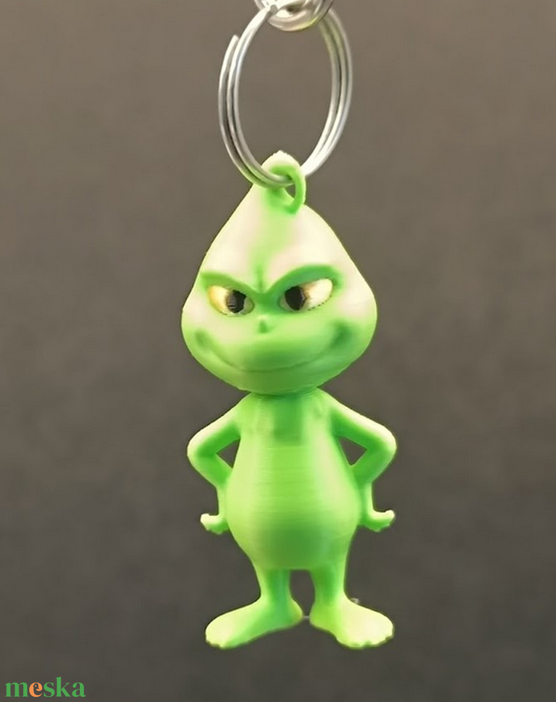 Karácsonyi Grincs figura Kulcstartó Karácsonyfadísz Grinch Kézműves Dekor - kellékek & szerszámok - dekorációs kellékek - figurák - Meska.hu