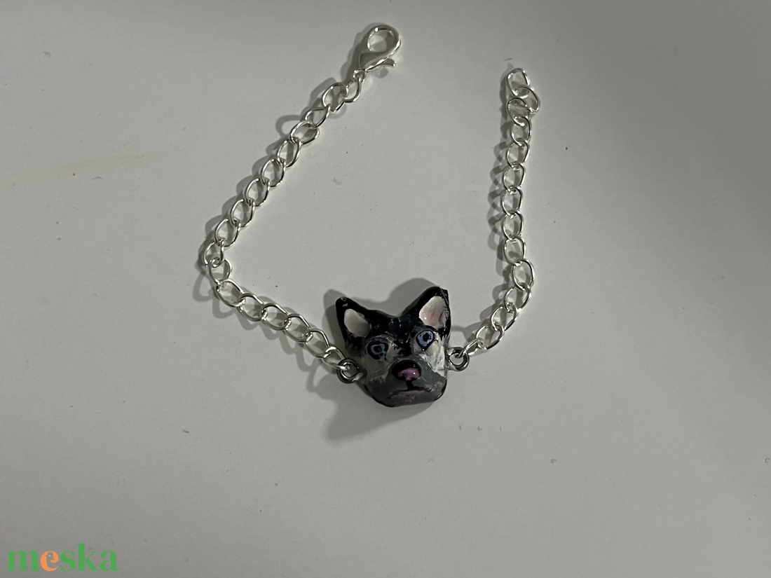 Husky karkötő - ékszer - karkötő - charm karkötő - Meska.hu