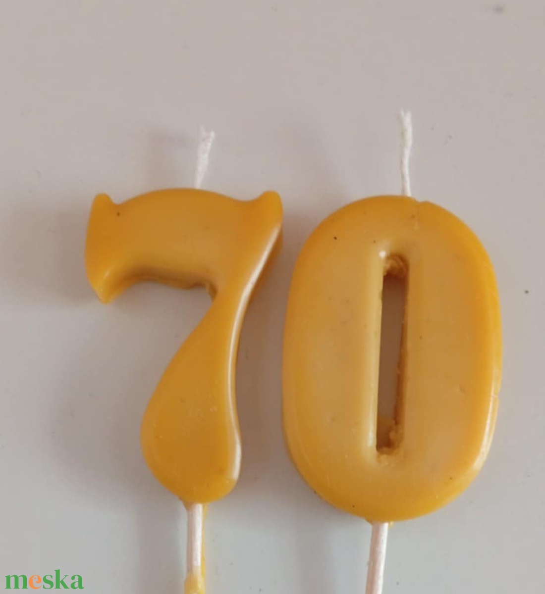 Méhviasz születésnapi gyertya - otthon & életmód - gyertya, illat, aroma - párologtató - Meska.hu