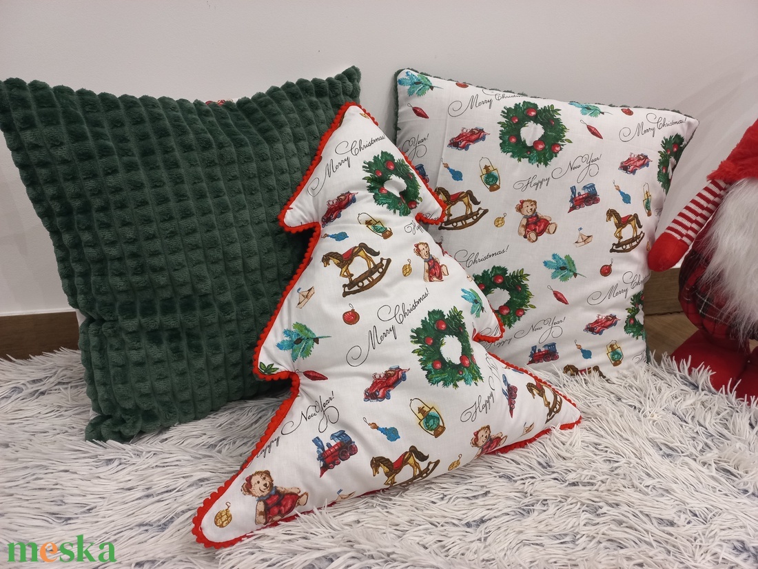 Karácsonyi párna szett - otthon & életmód - lakástextil - párna & párnahuzat - Meska.hu