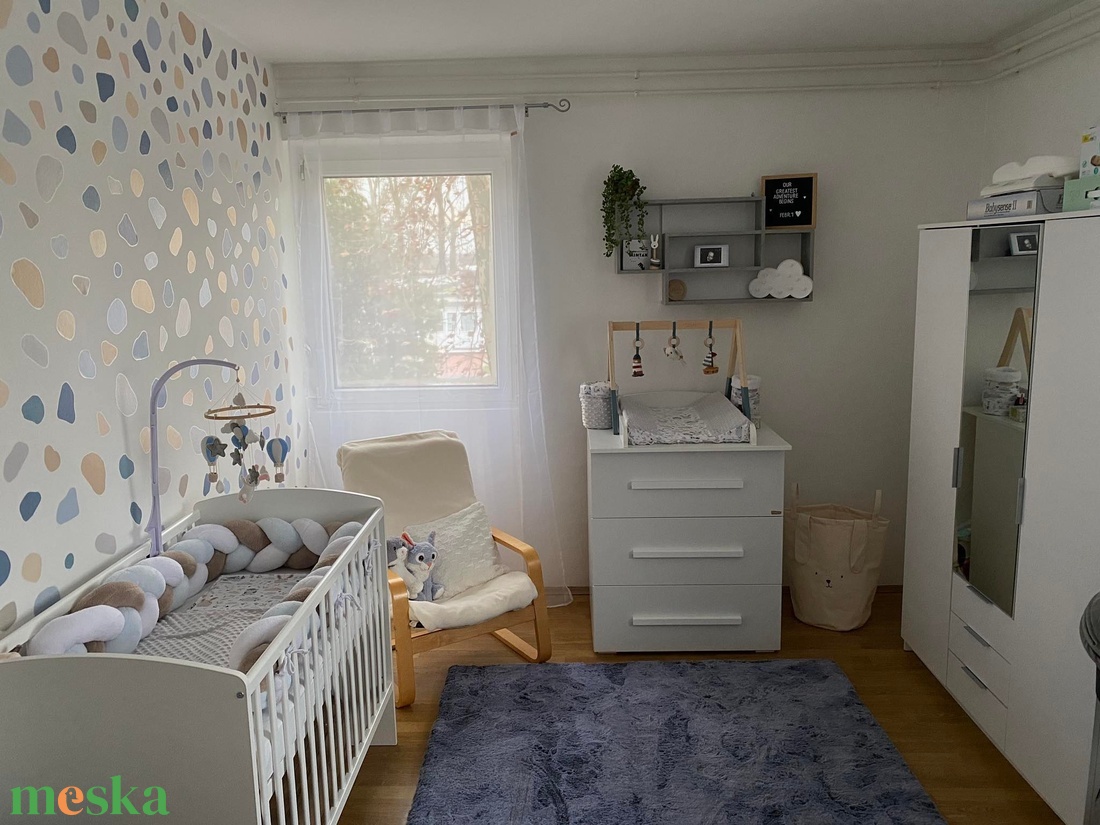 Fonott rácsvédő  - baba - mama - baba ágynemű - rácsvédő & baldachin - Meska.hu