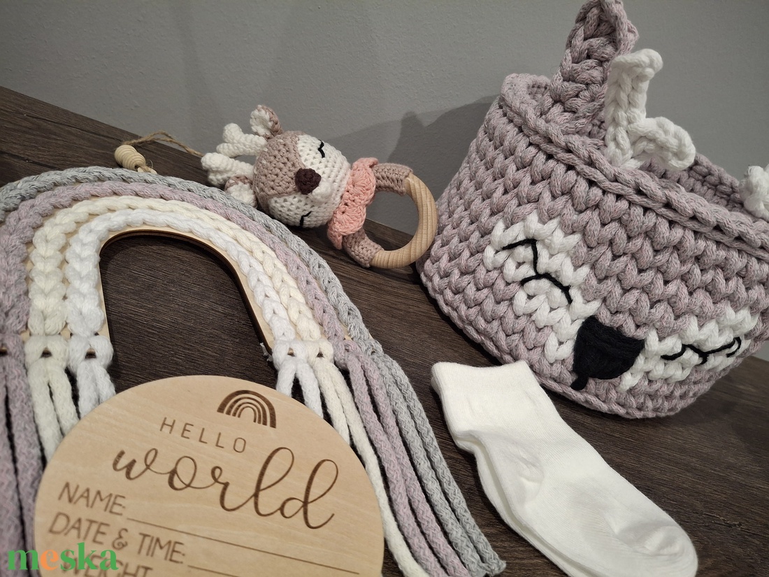 Babalátogató ajándék szett - baba - mama - babalátogató ajándékcsomag - Meska.hu